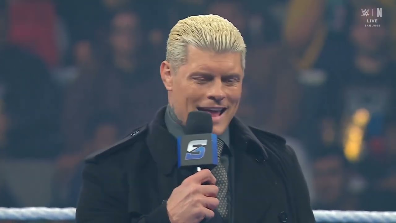 WWE SMACKDOWN CODY RHODES ENTRANCE 10/17/25 backdrop