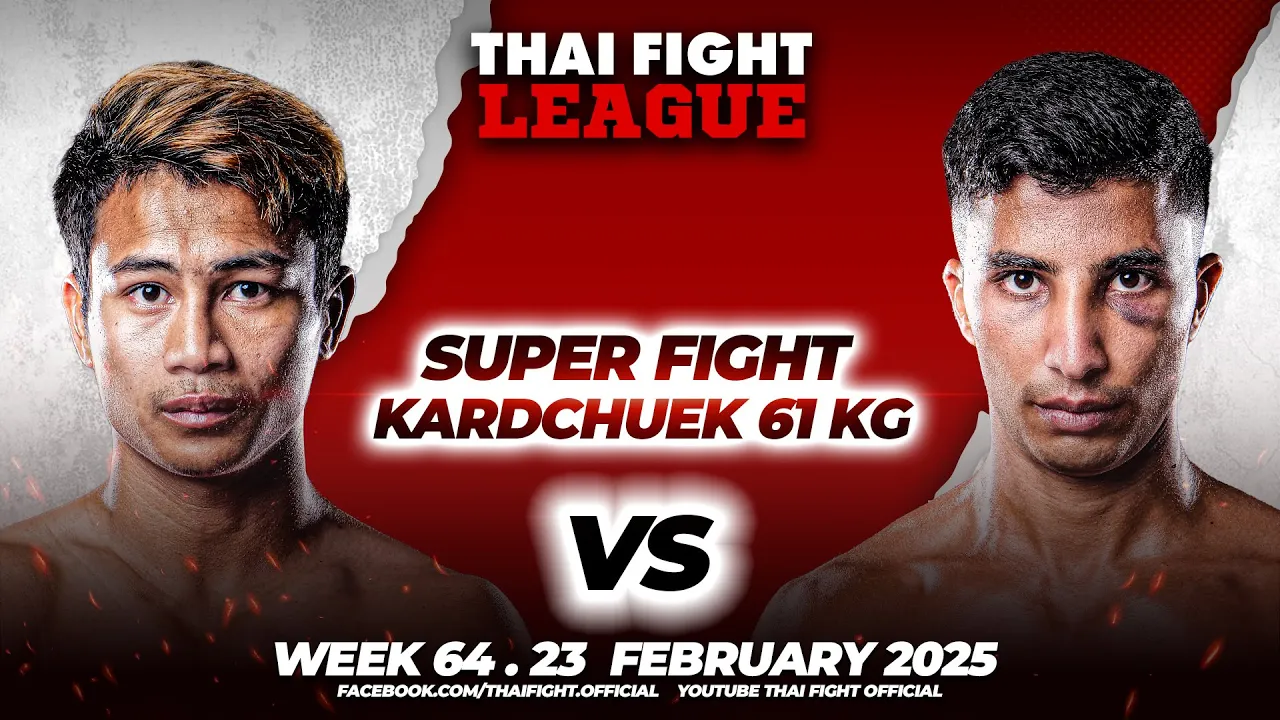 Yodkomkrit Sor.Sunan VS Saeid Nourani | SUPER FIGHT KARD CHUEK | THAI FIGHT LEAGUE #64 backdrop