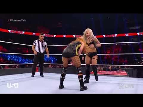 FULL MATCH - BECKY LYNCH VS LIV MORGAN - RAW WOMENS TITLE background