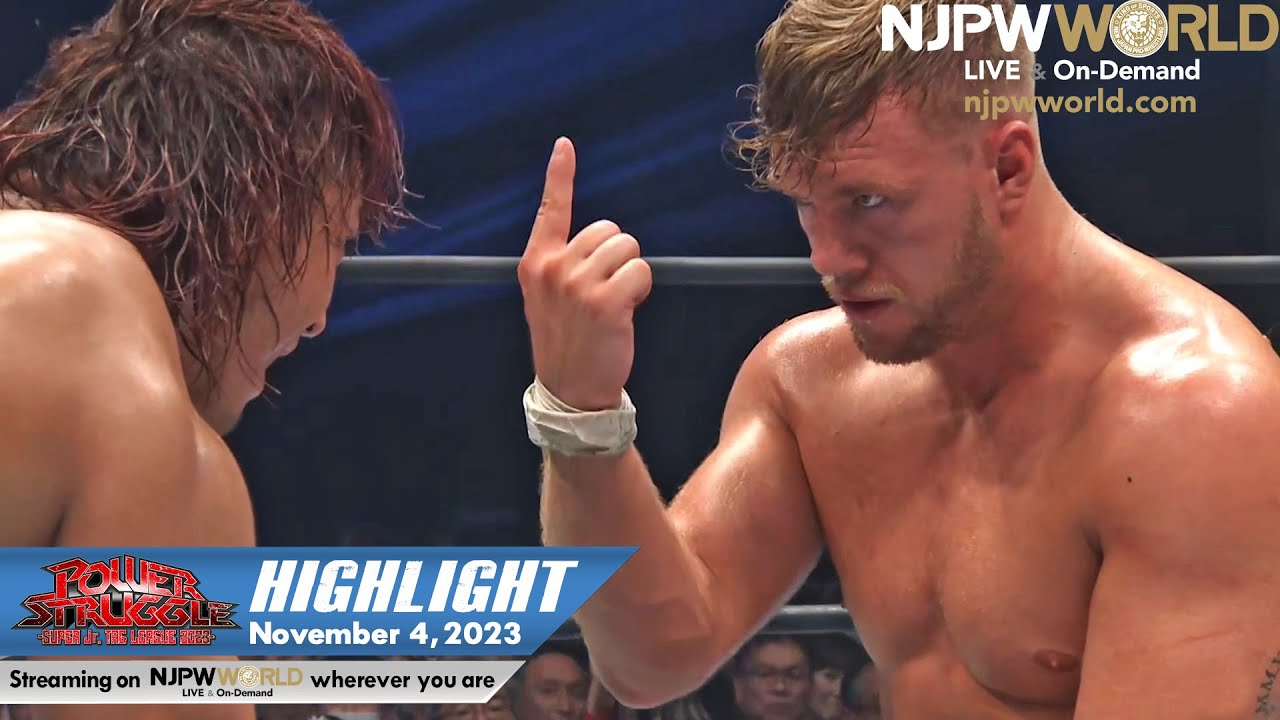 POWER STRUGGLE ~SUPER Jr. TAG LEAGUE 2023~ HIGHLIGHT|NJPW, 11/4/23 background