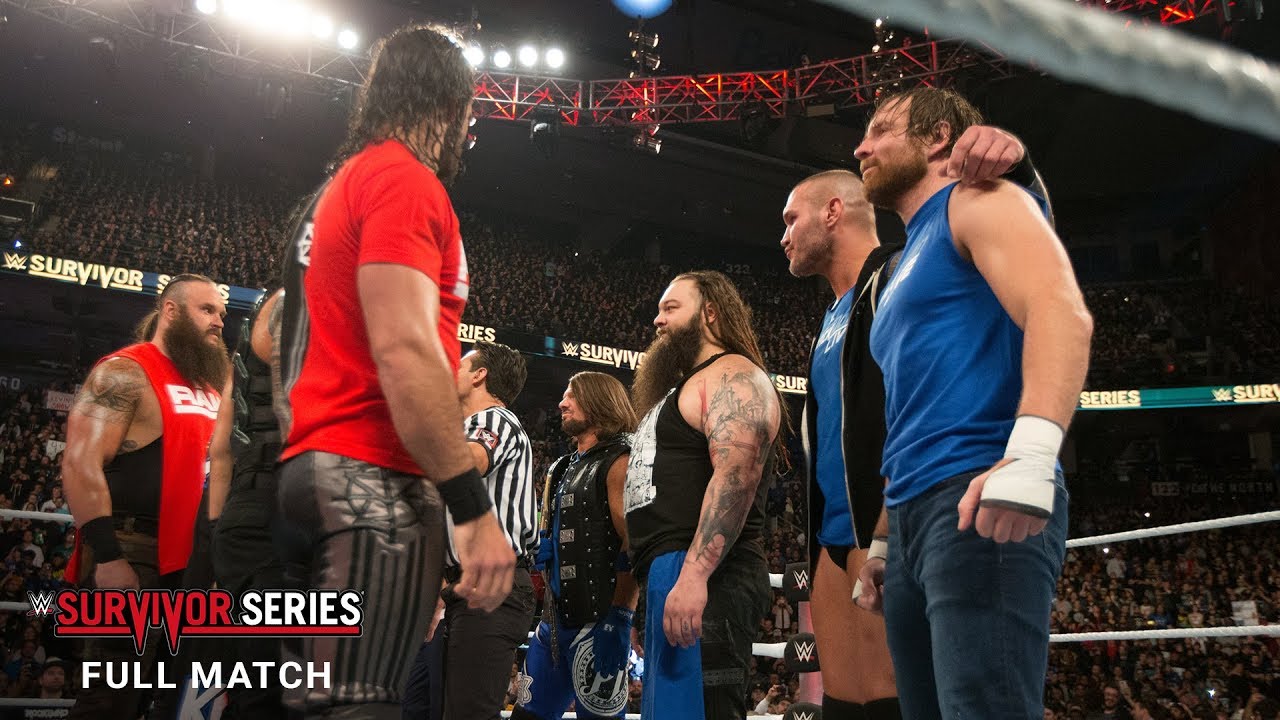 FULL MATCH - 5-on-5 Traditional Survivor Series Tag Team Elimination Match: Survivor Series 2016 background