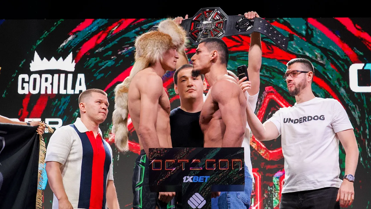 F2F OCTAGON 79: Алихуджаев - Абдуали, Мадрахимов, Миркомилов, Тайсон, Мирзаматов, Бобур, Тиленов background