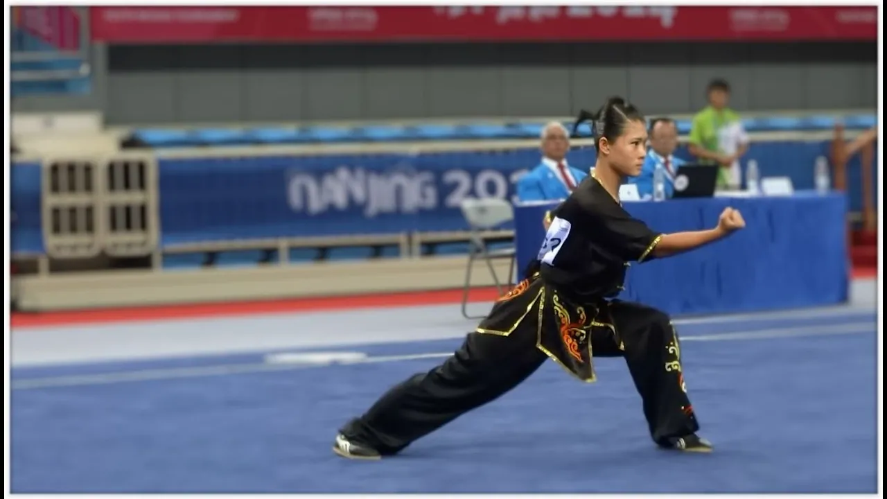 NANJING 2014 Wushu Tournament - Women Nanquan VIE Nhat Quynh Lam 9.10 background