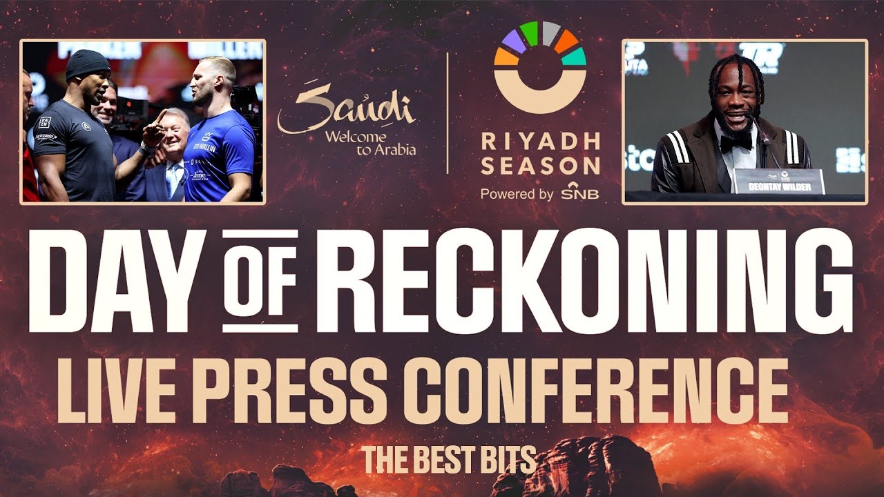 THE BEST BITS: Day of Reckoning Press Conference | Deontay Wilder, Anthony Joshua and more