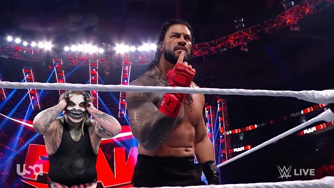 The Fiend Return And Attacks Roman Reigns WWE Raw background