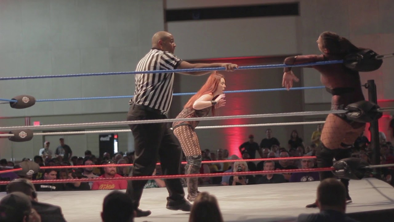 Impact Pro Wrestling(Iowa) Lisa Marie Varon AKA WWE's Victoria VS Miss Frankie Jay