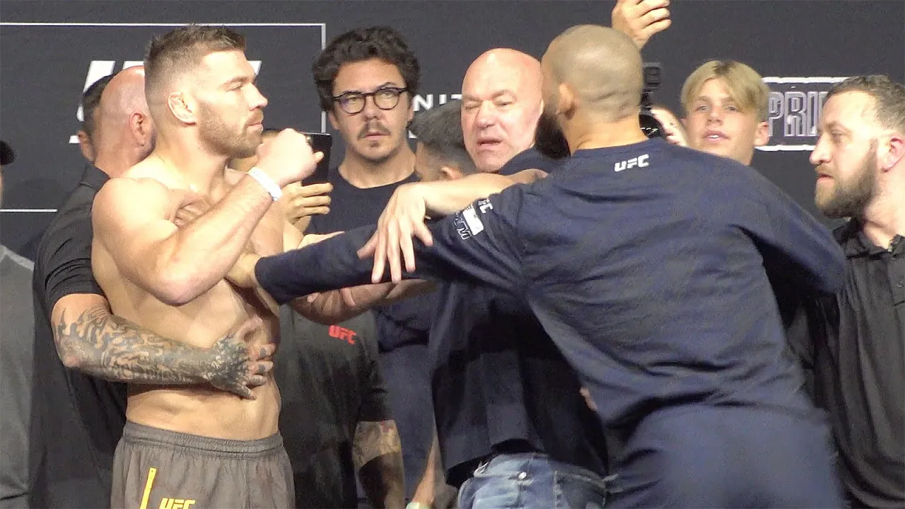 UFC 319 Ceremonial Weigh-Ins: Dricus Du Plessis vs Khamzat Chimaev CHAOS ERUPTS