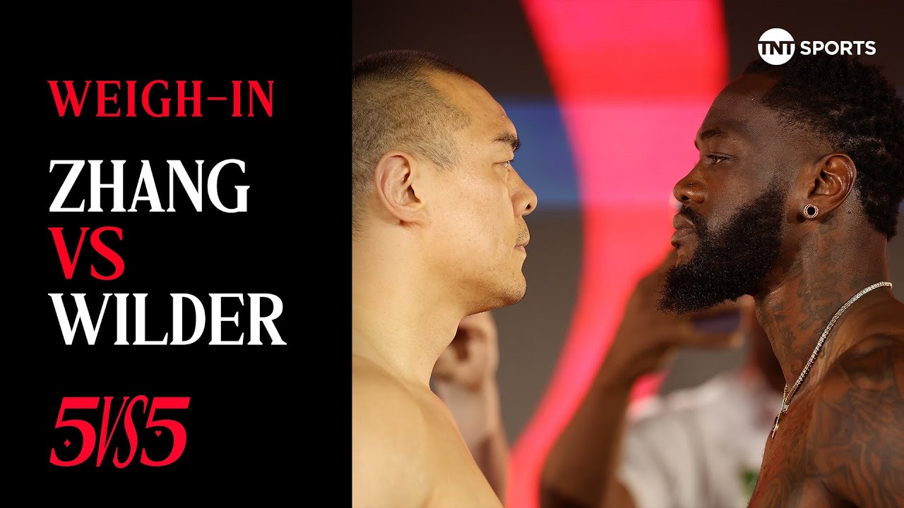 Zhilei Zhang vs Deontay Wilder | Weigh-In | 🥊 5 vs 5: Queensberry vs Matchroom 🔥 background