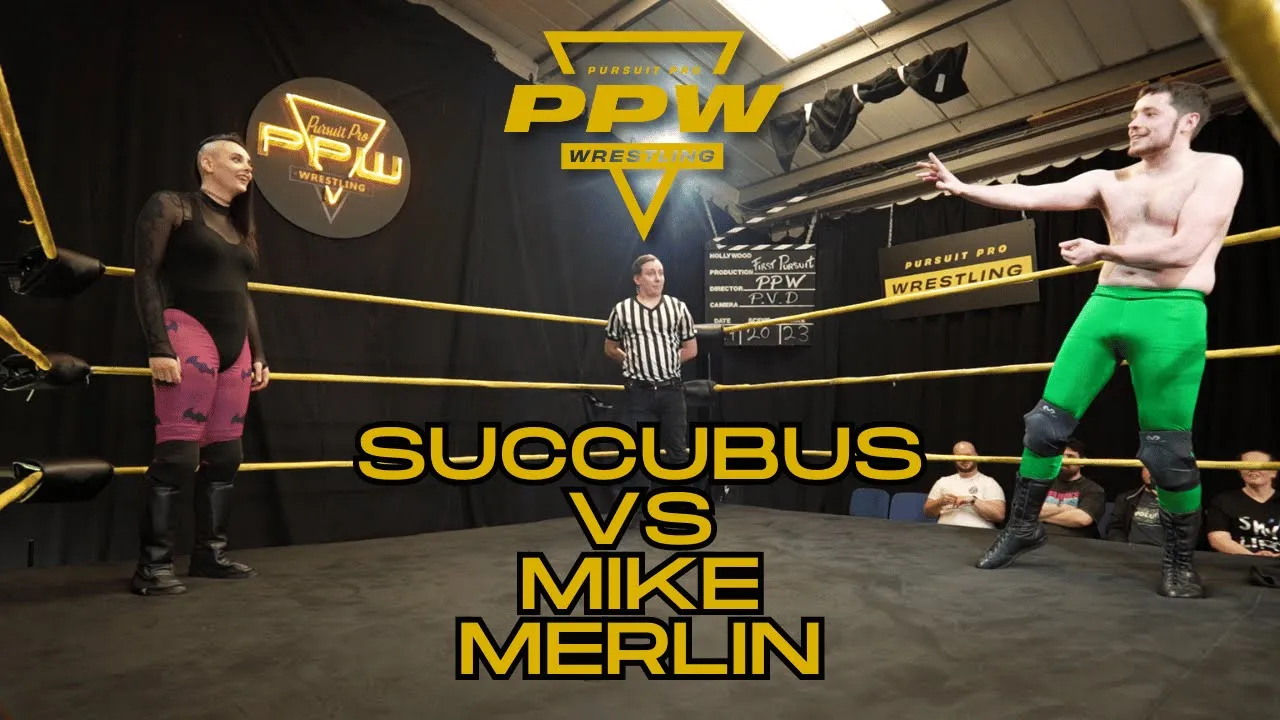Succubus vs Mike Merlin; Full Match background