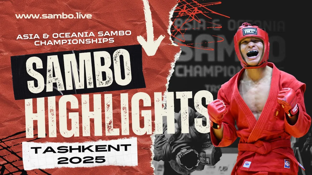 SAMBO HIGHLIGHTS: YOUTH AND JUNIOR ASIA & OCEANIA CHAMPIONSHIPS 2025. DAY 2 background