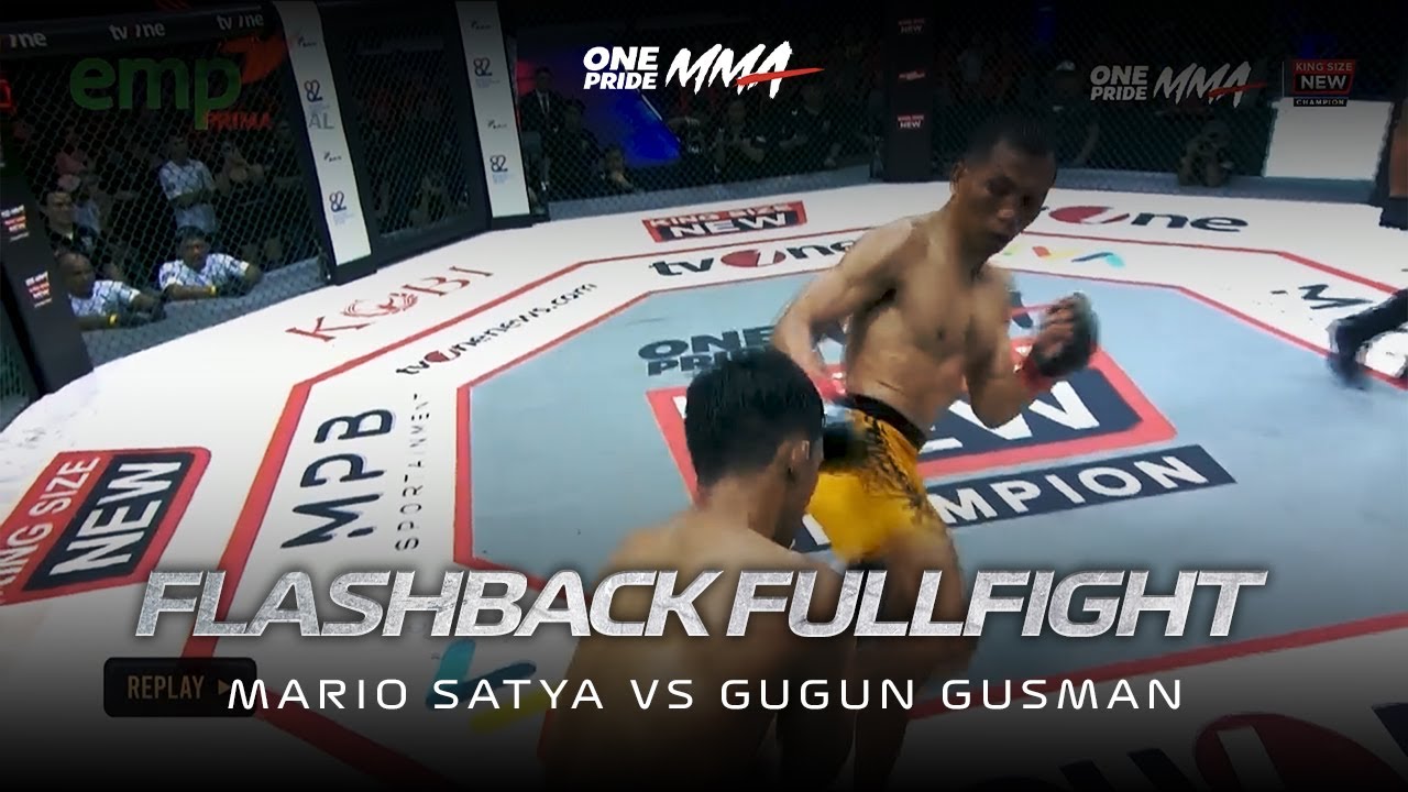 SALING ADU KEKUATAN! FLASHBACK MARIO SATYA VS GUGUN GUSMAN DI ONE PRIDE MMA