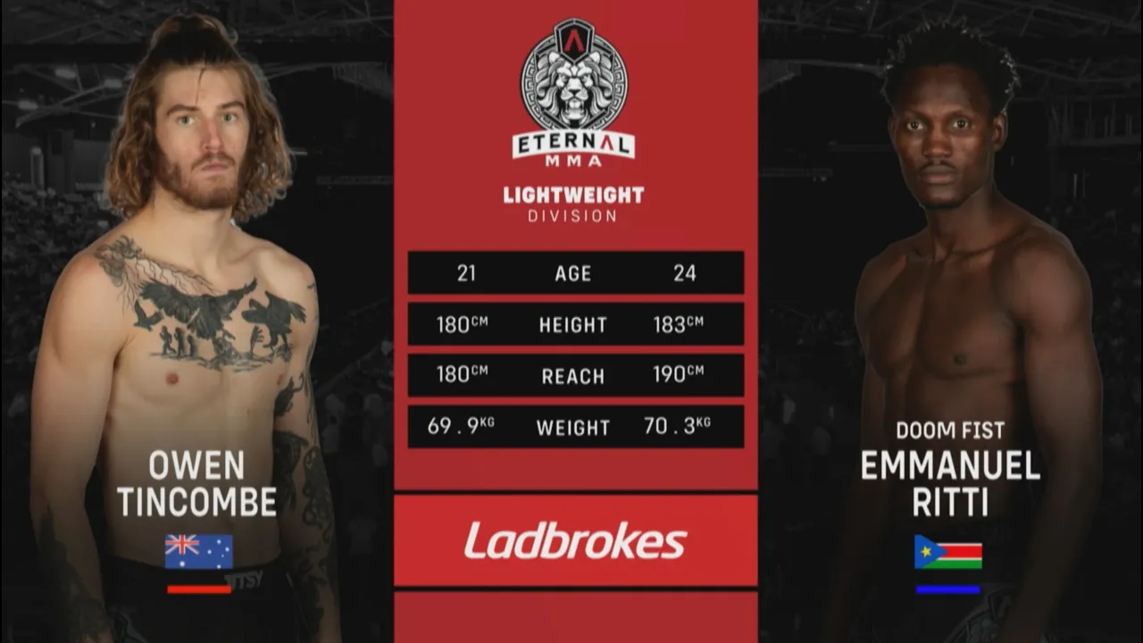 Eternal MMA 93: Owen Tincombe VS Emmanuel Ritti | FULL FIGHT