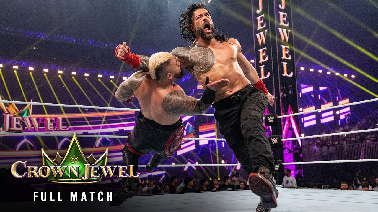 FULL MATCH: Roman Reigns & The Usos vs. "The Bloodline": Crown Jewel 2024