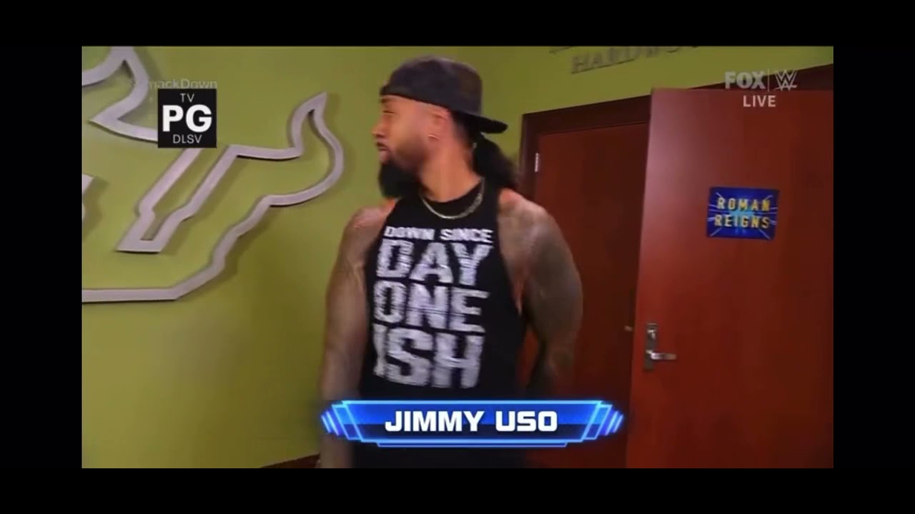 Jimmy Uso And Paul Heyman Backstage WWE Smackdown June 25, 2021