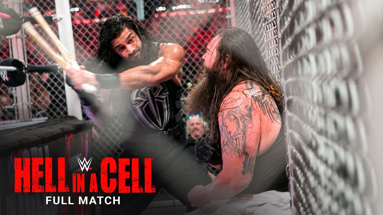 FULL MATCH - Roman Reigns vs. Bray Wyatt – Hell in a Cell Match: WWE Hell in a Cell 2015 backdrop