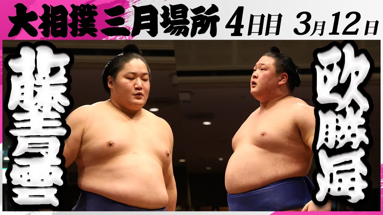 大相撲 藤青雲ー欧勝海<令和7年三月場所・4日目>SUMO