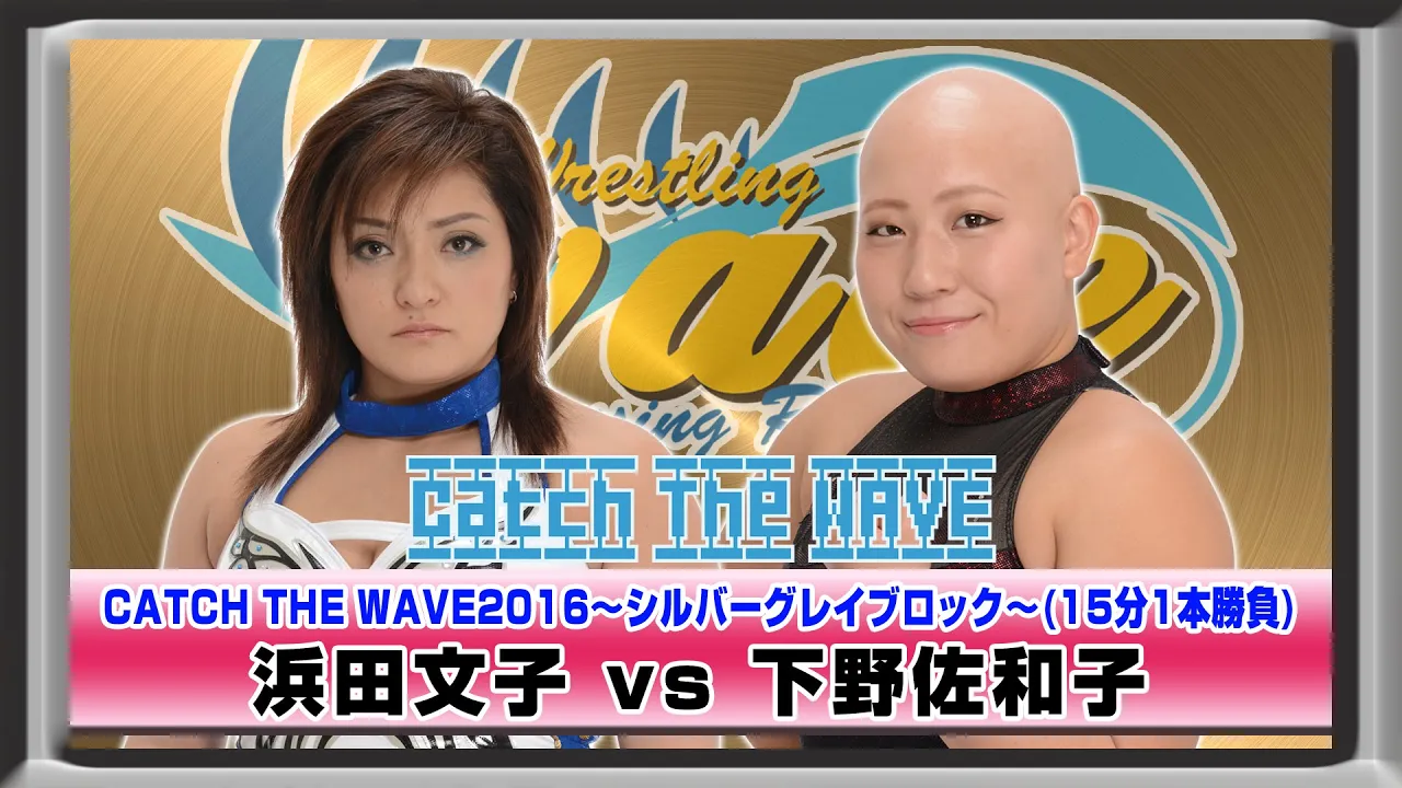 CATCH THE WAVE2016公式戦 シルバーグレイブロック 浜田vs下野 WAVENETWORKから 2016.4.29大阪西区民センター