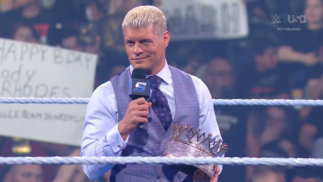 WWE SMACKDOWN CODY RHODES ENTRANCE 07/04/25 backdrop