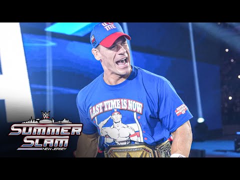 John Cena returns to original entrance in final SummerSlam: SummerSlam 2025 highlights background