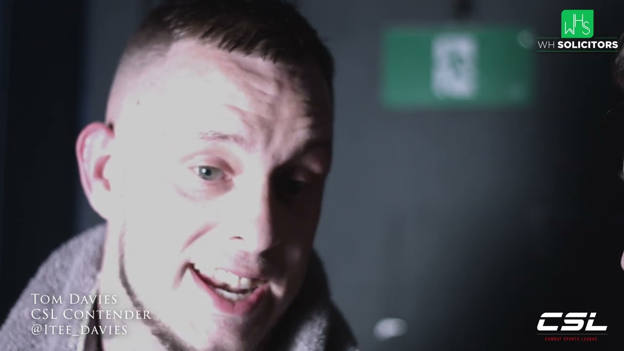 CSL 6 Post Fight Interview | Tom Davies background