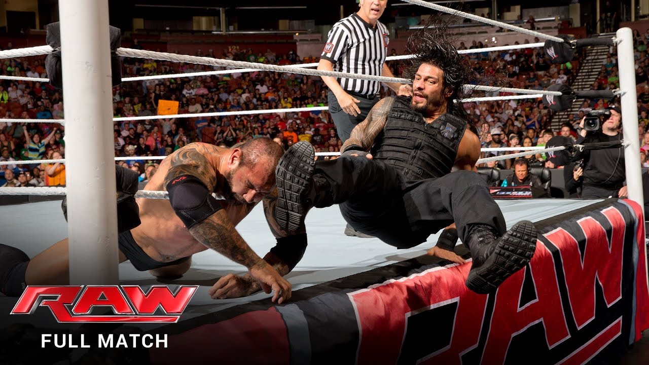 FULL MATCH - Roman Reigns vs. Batista: Raw, May 12, 2014 background