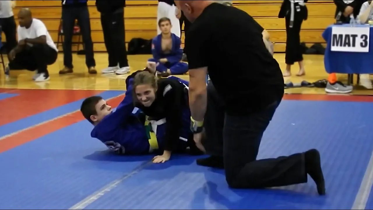 Boys Submitting girls in Brazilian Jiu Jitsu ( 20 )