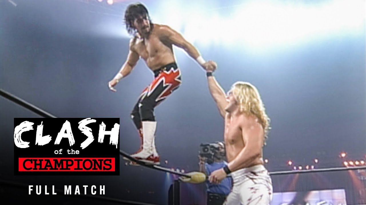 FULL MATCH: Chris Jericho vs. Eddie Guerrero | WCW Cruiserweight Title: Clash of the Champions XXXV background