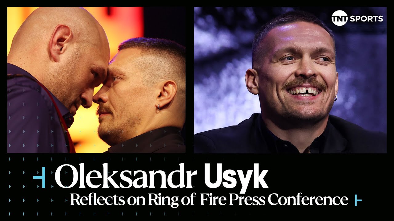 REACTION: Oleksandr Usyk reflects on the HEATED 'Ring of Fire' press conference with Tyson Fury ЁЯдЭ
