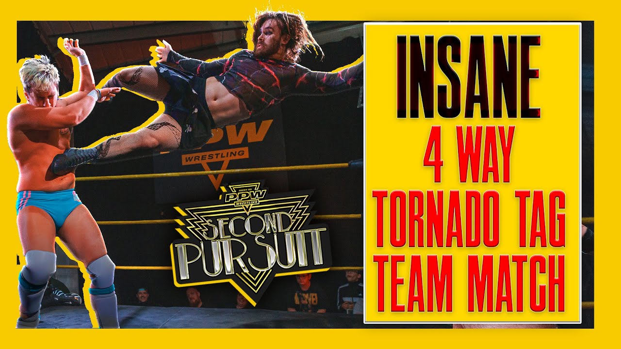 FROM THE VAULT : 4 WAY TORNADO TAG MATCH! background