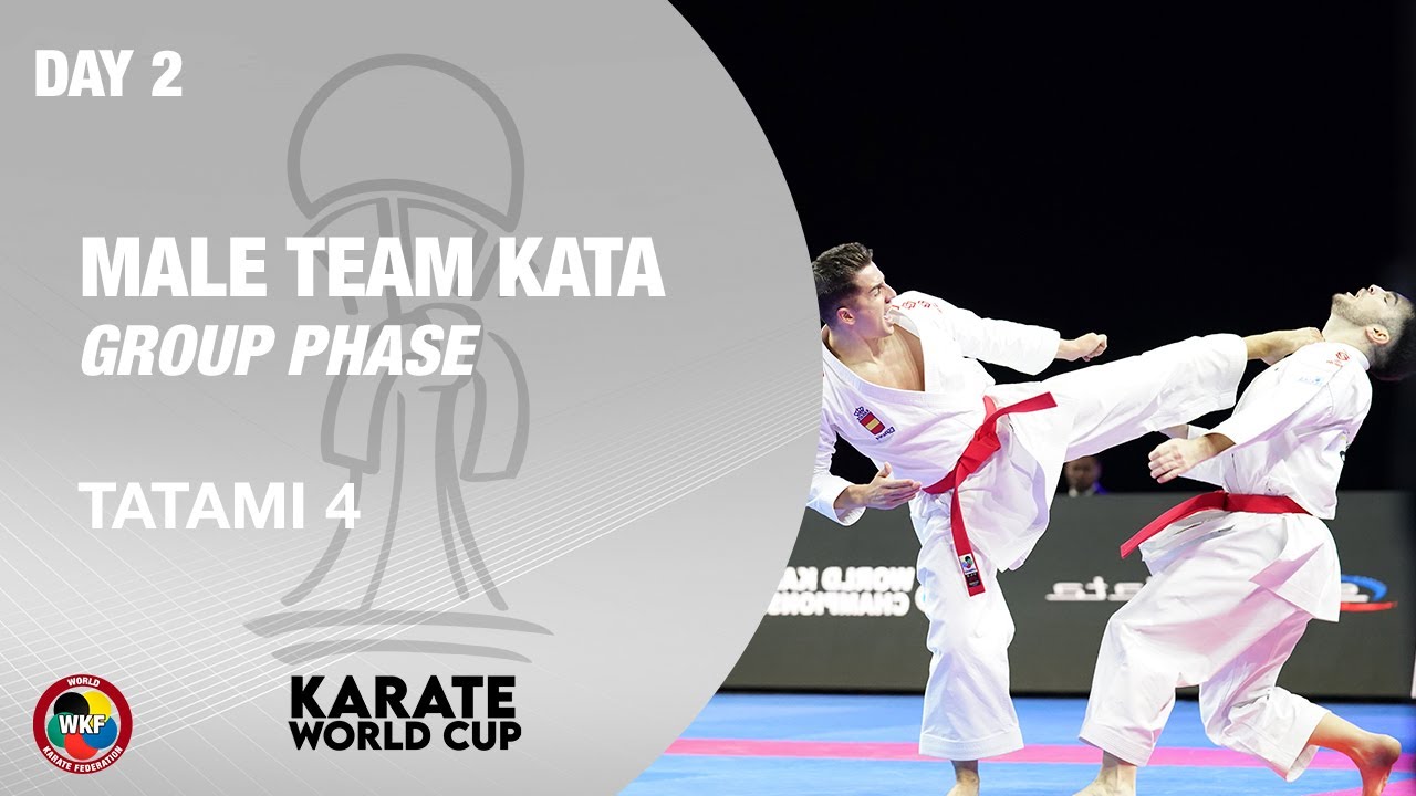 KARATE WORLD CUP: Day 2 - Male Team Kata - Group Phase - Tatami 4 | WORLD KARATE FEDERATION background