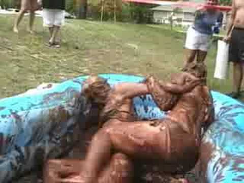 Pudding Wrestling 1 on 1 background