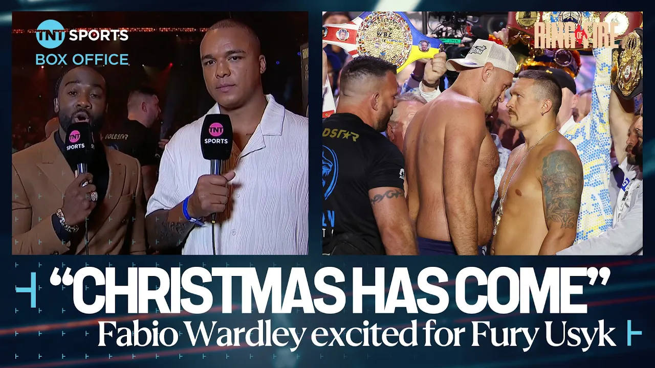 "UNFORGETTABLE" 🔥 - Fabio Wardley cannot wait for Tyson Fury vs Oleksandr Usyk 🥊 #FuryUsyk 🇸🇦 background