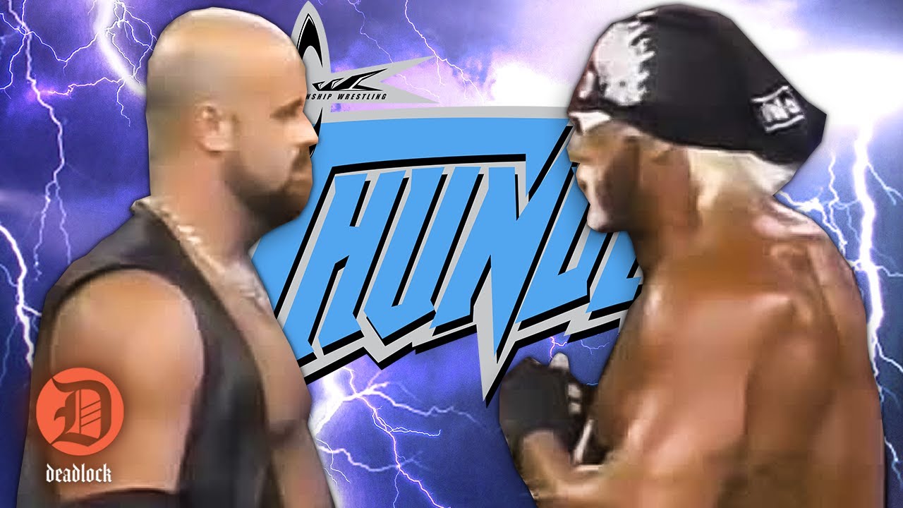 Horace vs Hulk Hogan on WCW Thunder - DEADLOCK Podcast Retro Review background
