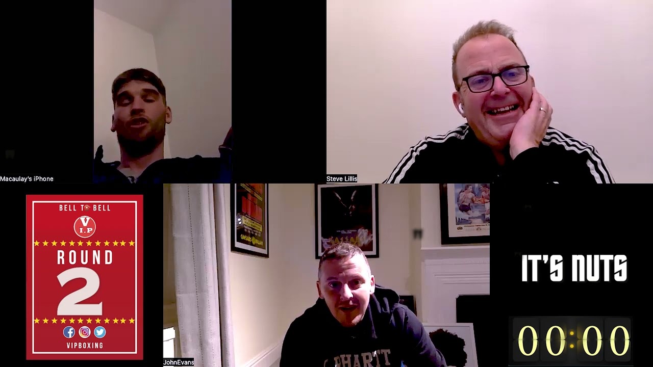 Macaulay McGowan joins Steve and John for @VIPBoxingPromotions Bell 2 Bell E138 background