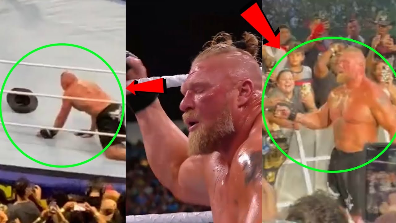 Brock Lesnar After Summerslam 2022 Emotional Goodbye to Fans 🥺 ! background