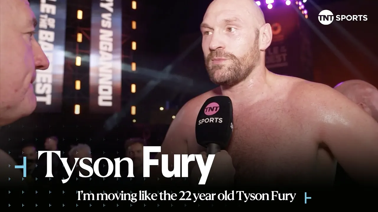 😅 "I'M MOVING LIKE A 22 YEAR OLD!" | Tyson Fury in good spirits ahead of Francis Ngannou showdown 🇸🇦 background