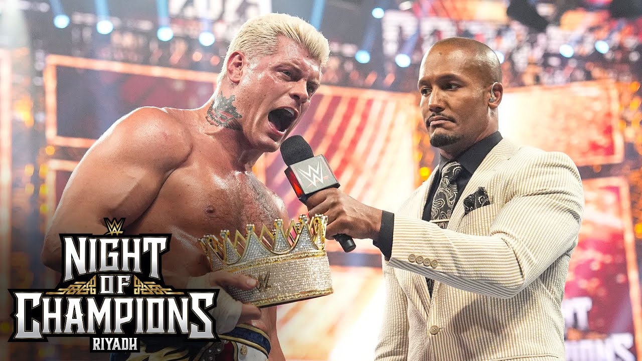 Cody Rhodes vows to win the Undisputed WWE Title at SummerSlam: Night of Champions 2025 highlights background