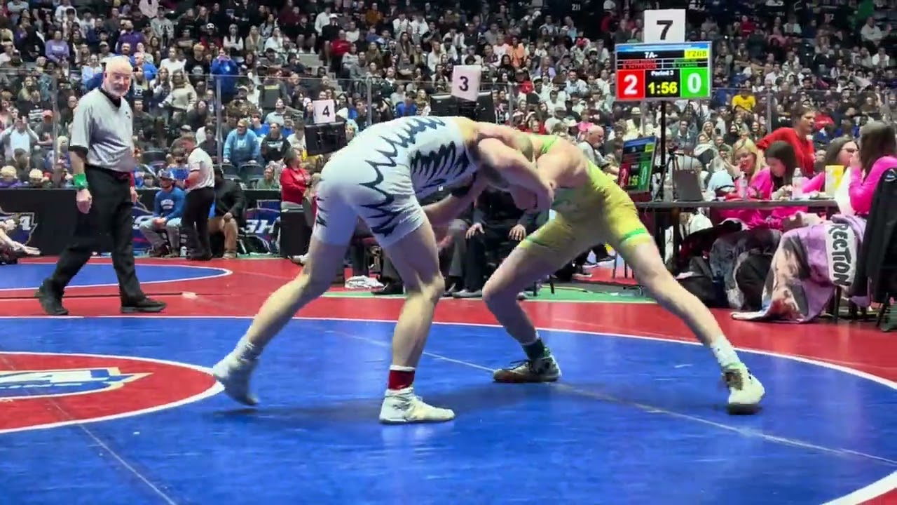 DJ Clarke Buford vs Bradley Patterson Camden 113lbs 2024 GHSA 7A State Tournament Finals