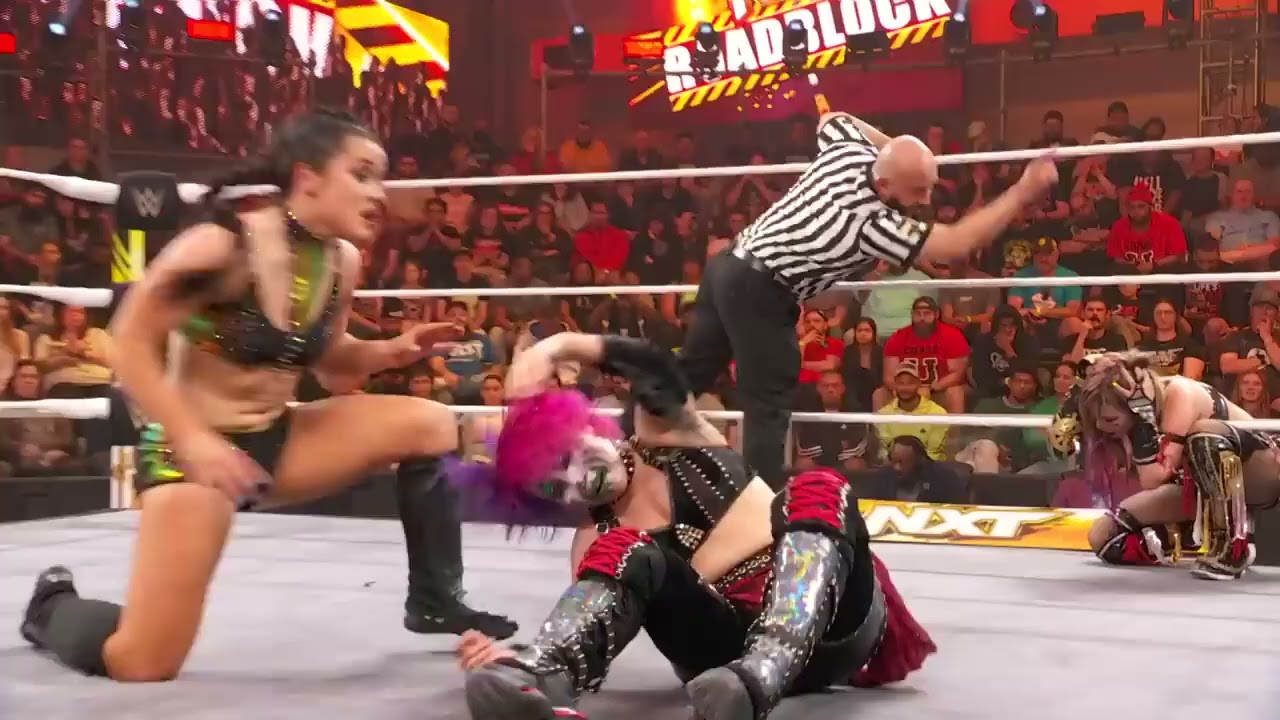 The Kabuki Warriors (c) vs. Paxley & Valkyria — Women’s Tag- Team Championships: NXT Roadblock 2024 