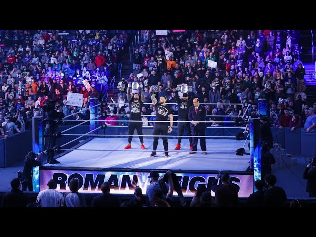 Roman Reigns Entrance: WWE SmackDown, Feb. 4, 2022 poster — similar to UFC Vegas 8 Weigh-Ins: Anthony Smith vs Aleksandar Rakic