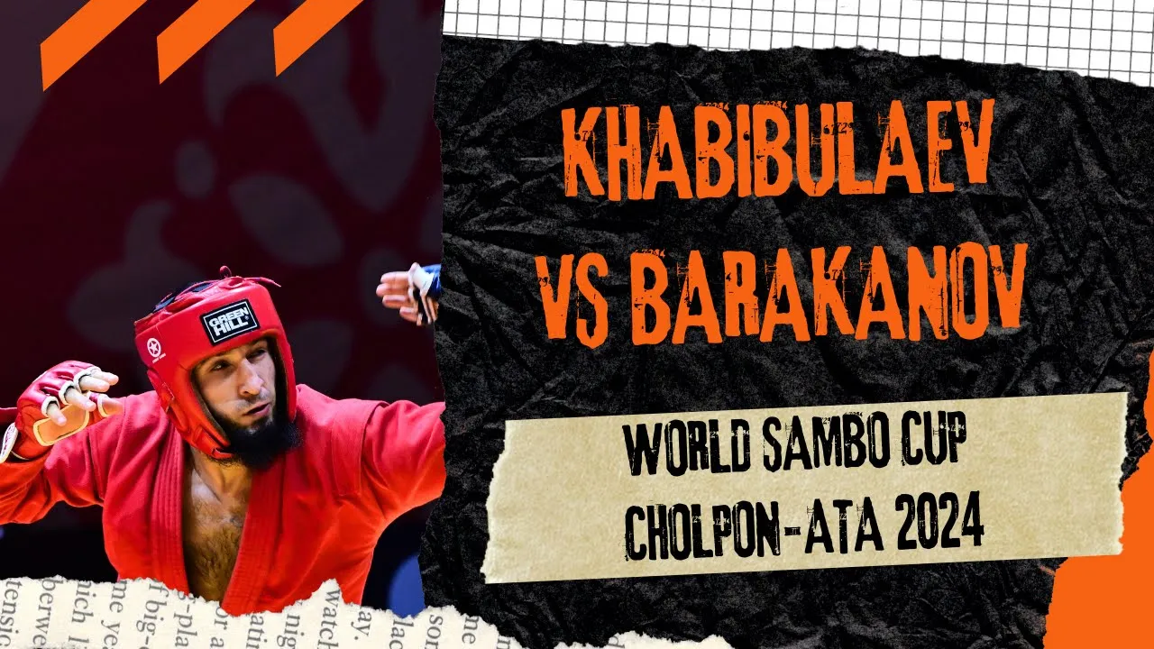 KHABIBULAEV (FIAS 1) vs BARAKANOV (KGZ). World SAMBO Cup Cholpon-Ata 2024 background