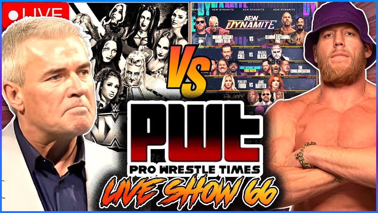 PWT Live Show #66 - Eric Bischoff Buries Dave Meltzer, Jake Hager Crashes Out, NXT vs AEW Dynamite