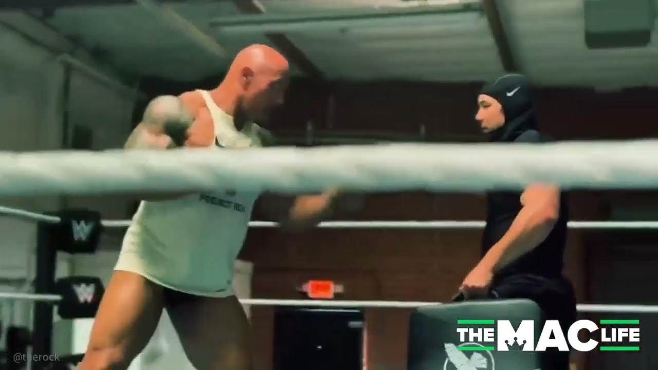 BodyBuilder VS MMA, The Rock Enters Chat backdrop