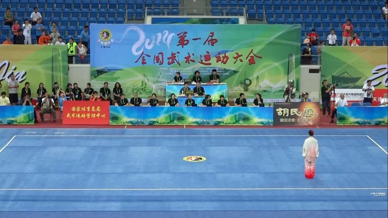 2014 1st China National Wushu Games 第一届全国武术运动大会 Women Taijiquan-Li Jianfang 云南 李建芳 9.36