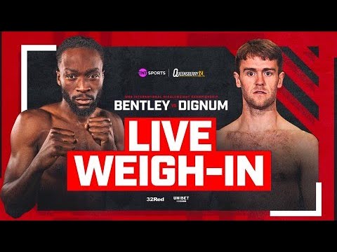 LIVE: Denzel Bentley vs Danny Dignum Weigh-Ins đ„ âïž | Fight Night Live background