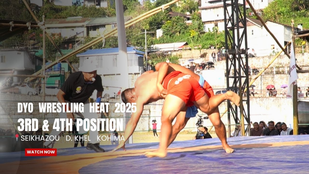 Khriekethozo keretsii 🆚 kevilezo sachii for 3th & 4th Position(Below 90kg) DYO WRESTLING HEAT