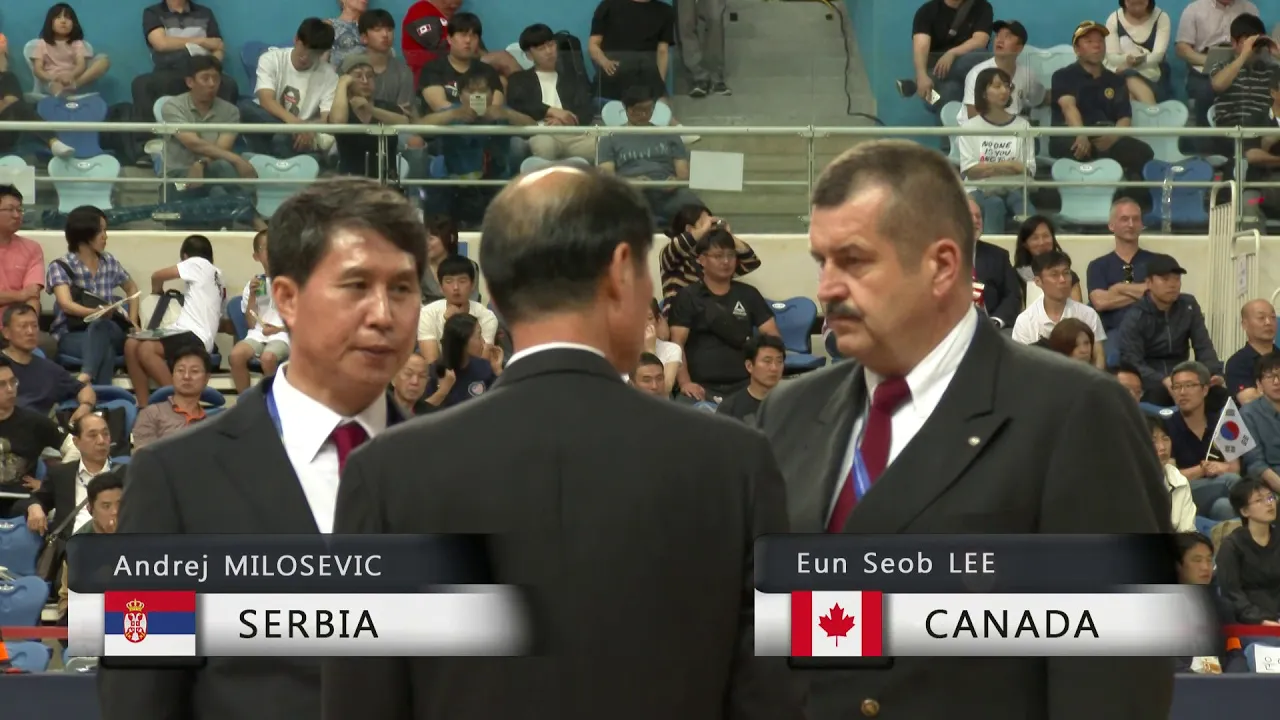 17th World Kendo Championships 4ch A.MILOSEVIC(SRB) vs E.LEE(CAN)