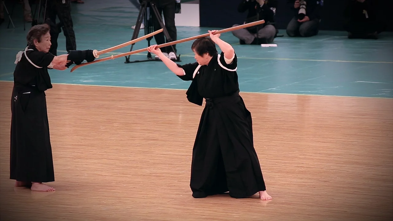Tendō-ryū naginatajutsu - 39th Kobudo Demonstration Nippon Budokan 2016 backdrop