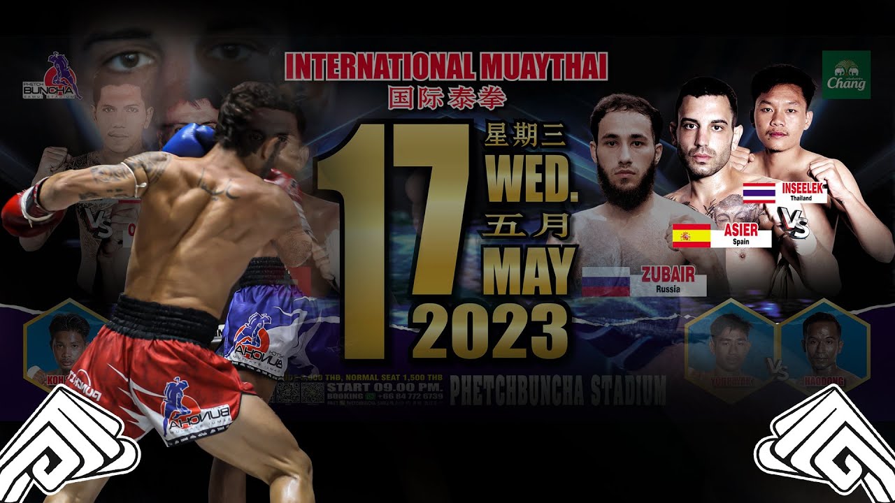 Asier VS Inseelek at Phetchbuncha Muay Thai Stadium Koh Samui Thailand 17th May 2023