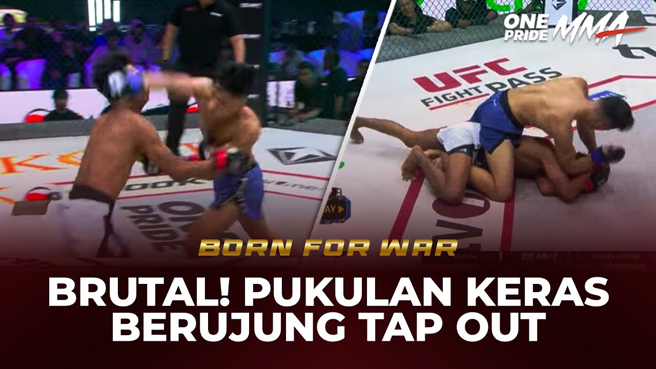 PUKULAN KERAS BERTUBI-TUBI‼️Pertarungan Brutal Taufik Polontalo vs Rafael Ruiz | One Pride MMA backdrop